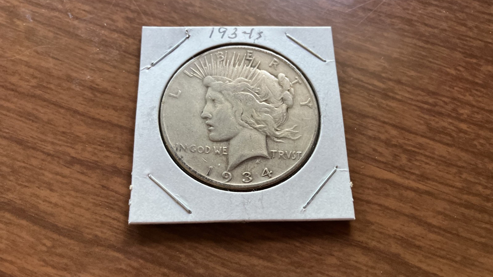 1934-S peace dollar