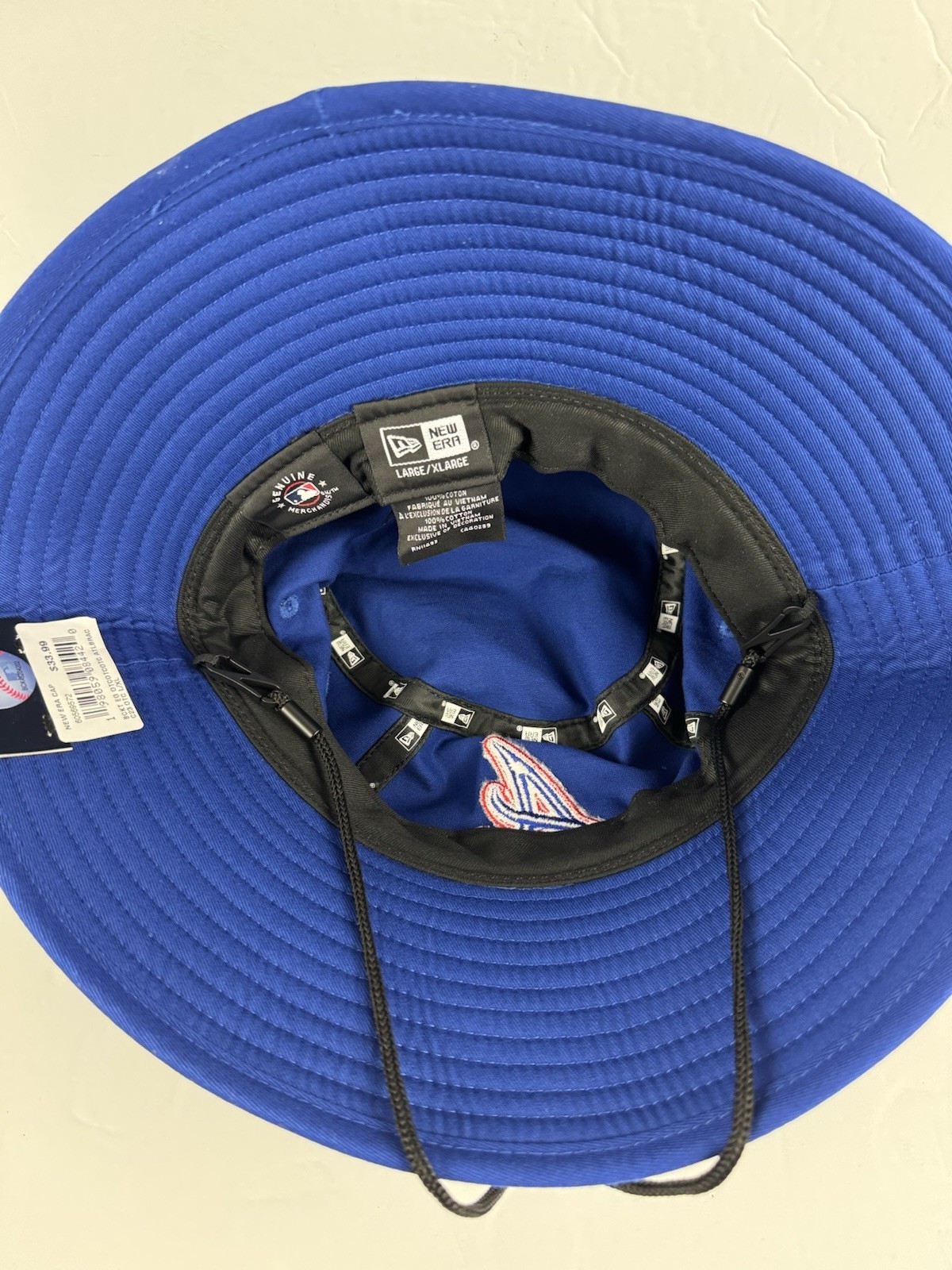 New Era Atlanta Braves Bucket Hat-L/XL-Royal Blue-New with Tags-FREE SHIPPING