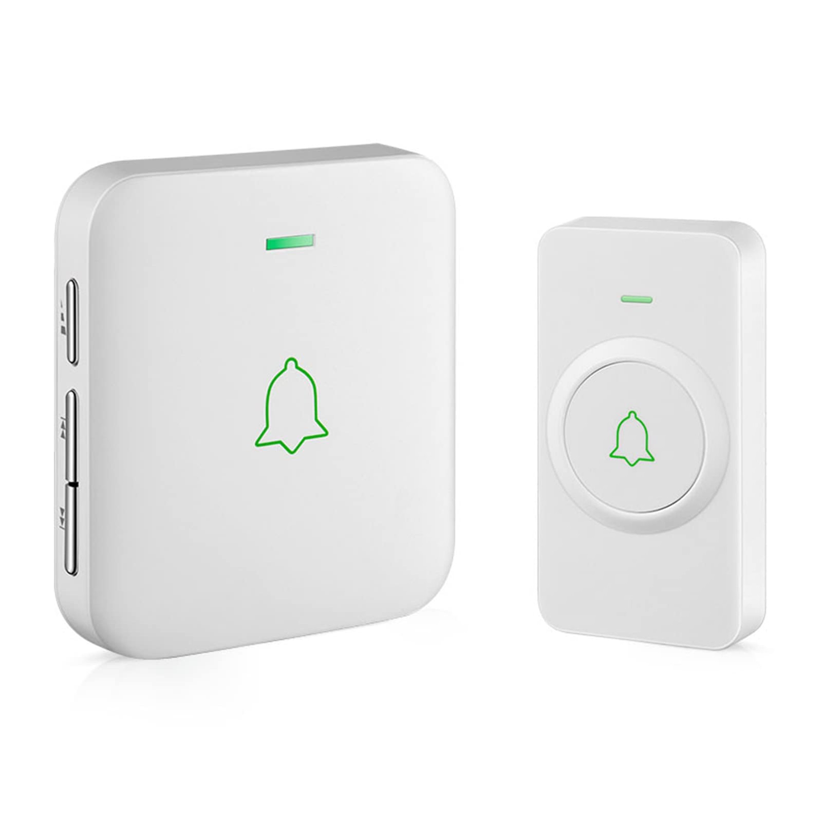 AVANTEK Wireless Doorbell for Home, 1000 ft, Loud 115 dB & LED Flash, White