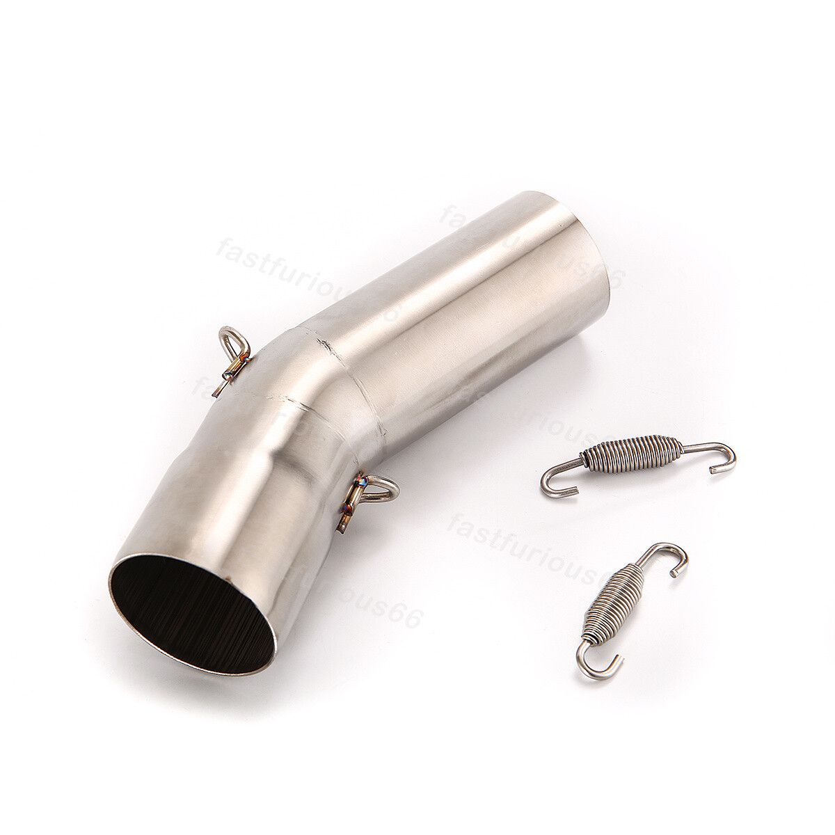 For Kawasaki ZX6R 2009-2023 Mid Pipe Exhaust Tips Stainless Steel Connect Tube