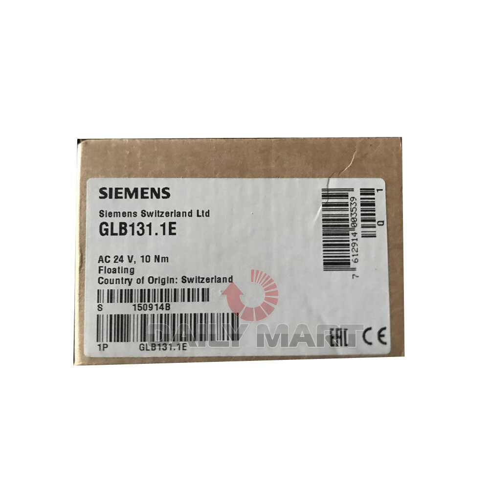 New In Box SIEMENS GEB331.1E Damper Actuator