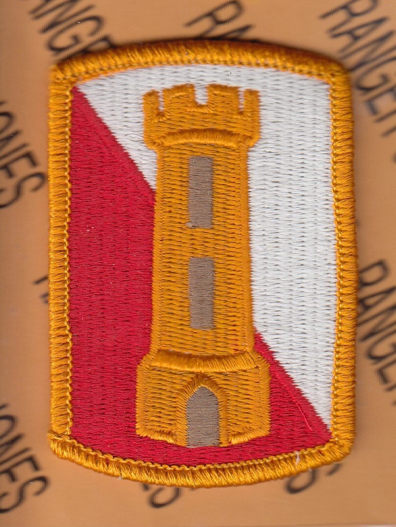 US Army 168th Engineer Brigade ~3.25" uniform patch m/e B