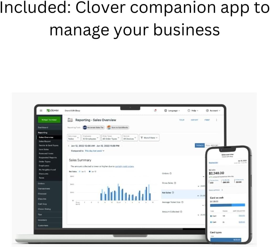 Clover Station POS Terminal System DUO