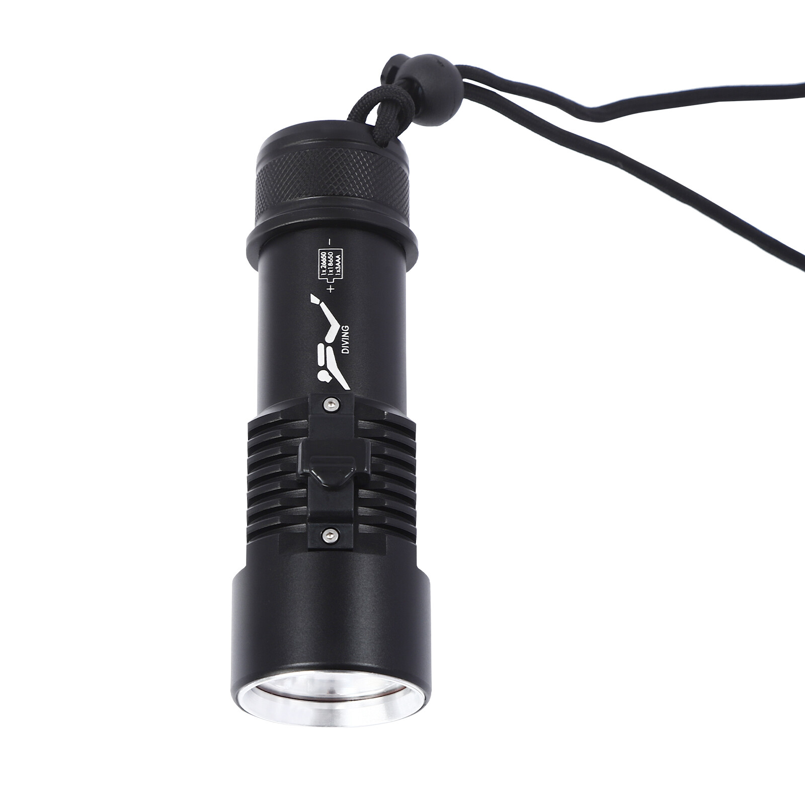 Professional Diving Light LED Waterproof Dive Scuba Lamp Underwater Flashlight