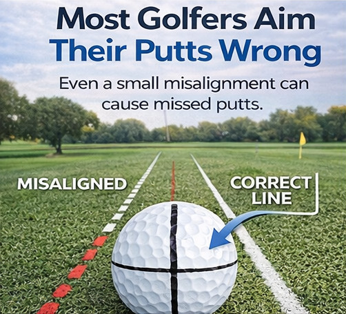 APEX ALIGN360™ Golf Ball Alignment Tool - Golf Ball Line Marker 360 Degree