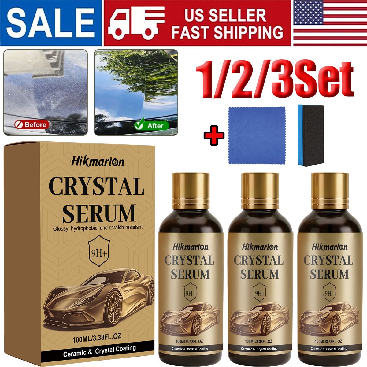 New PTZ Crystal Serum 100ML – Advanced Graphene Ceramic Coating For Cars US