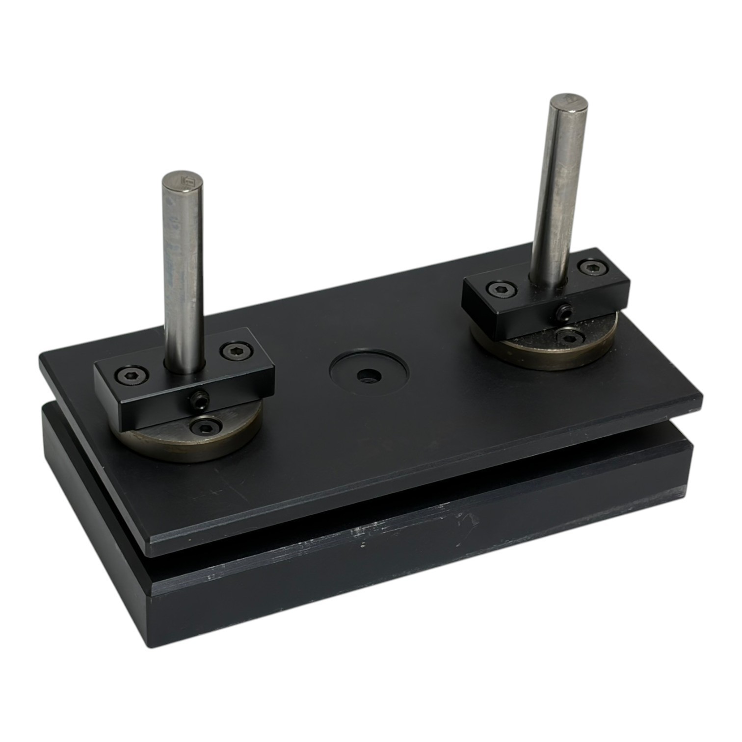 Custom Parallel Die Guide Fixture Compression Tensile Test Stand Base NO CELL