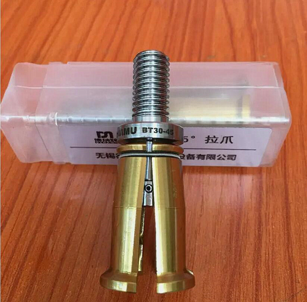 1Pc BT30 4 Petal Clamp Pull Claw For CNC Spindle 45 Degree Outer Screw Pull Part