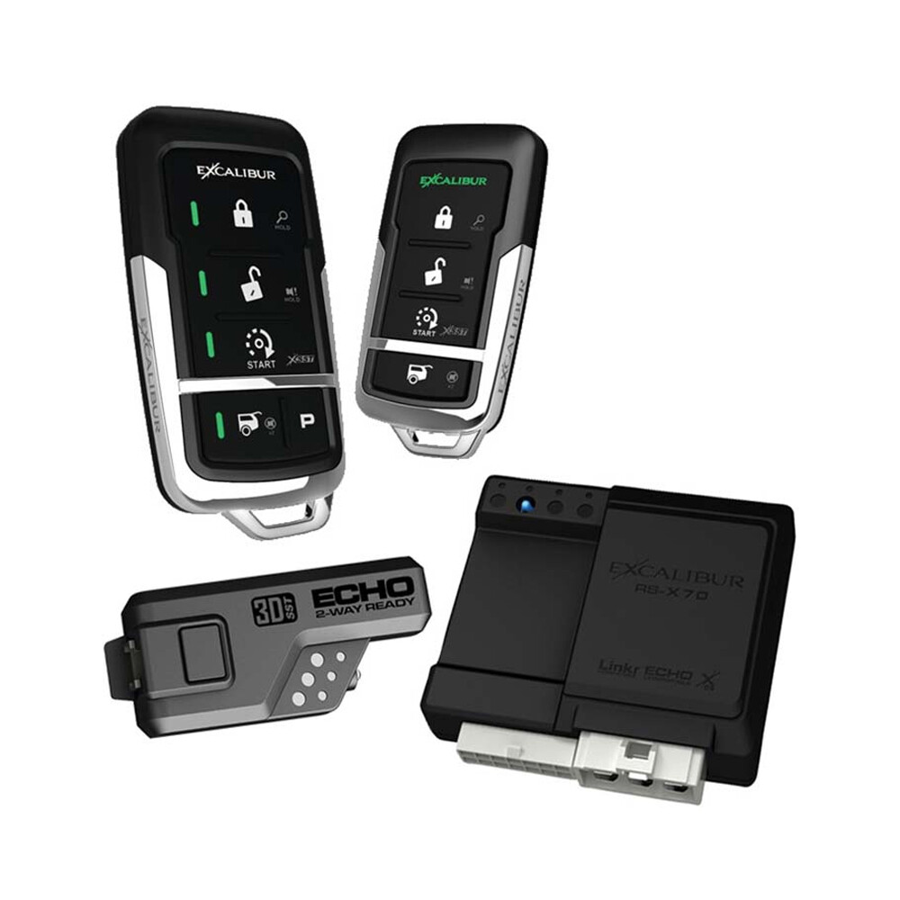 Excalibur RS-475-3D 2-Way 5 Button Keyless & Remote Start System 3000 Ft. Range