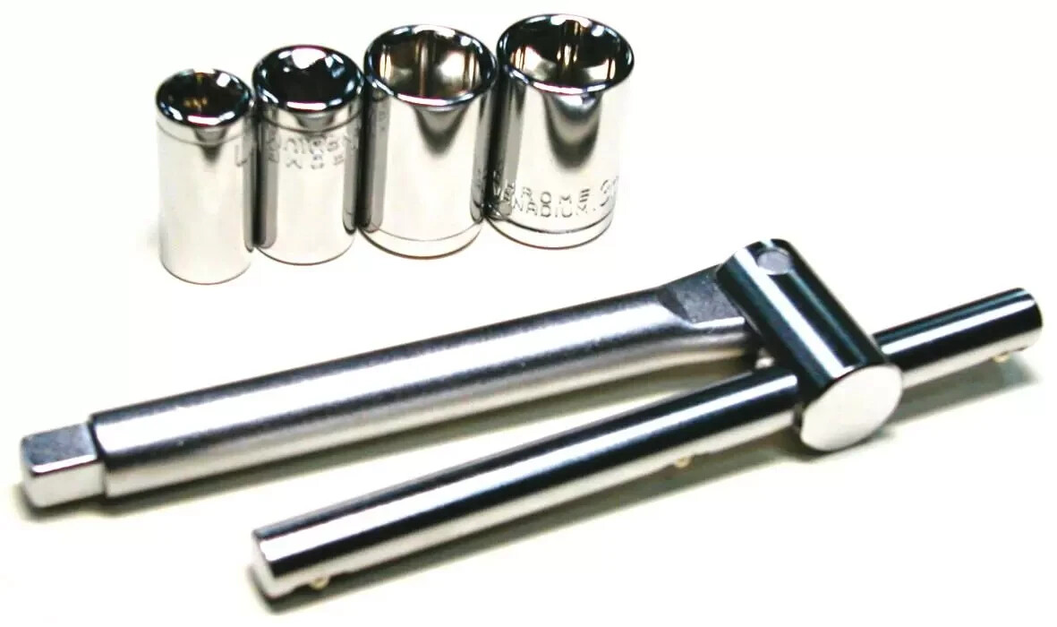 MDR Mini Folding T Handle Tool Kit 1/4" Compact Motorcycle MX Enduro MDT-1054B