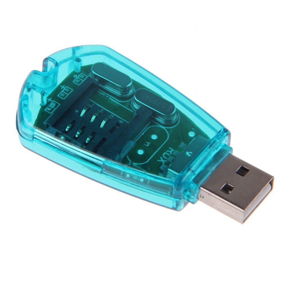 GSM/CDMA+CD USB Cellphone Standard SIM Card Reader Copy Cloner Writer SMS Backup