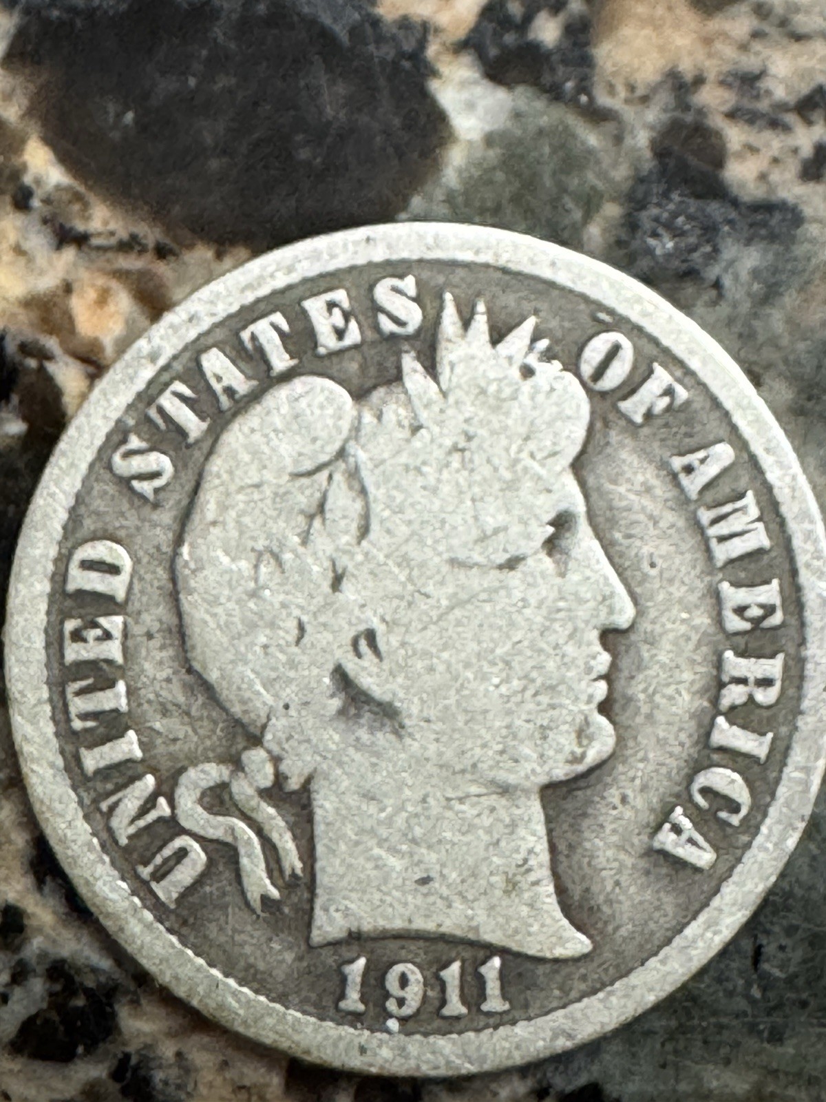 1911-d Barber Dime, 99c Shipping Offer