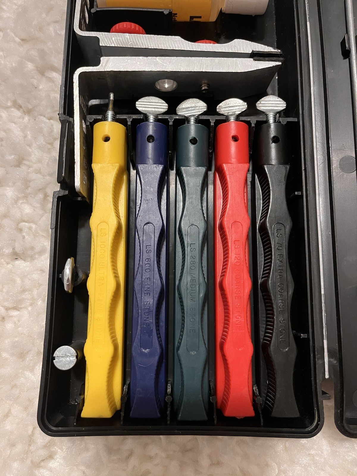 Lansky Knife Sharpening System Kit with Stones & Case