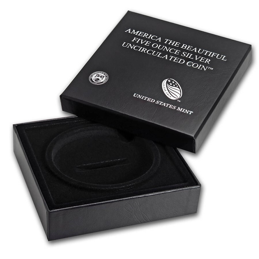 Box Only for America The Beautiful ATB 5 oz Ounce Coin OGP Original Packaging🎉