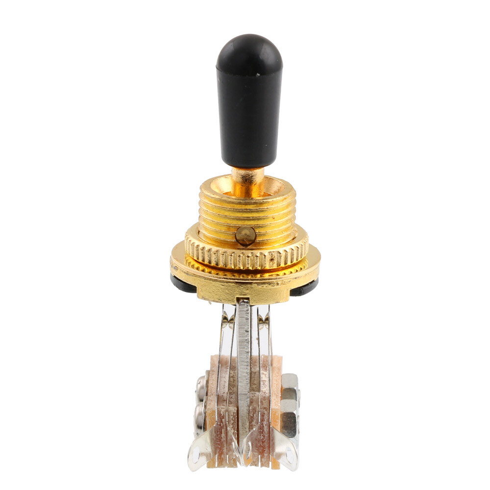 10PCS Gold Deluxe 3-Way Guitar Pickup Selector Switch Guitar Toggle Switch
