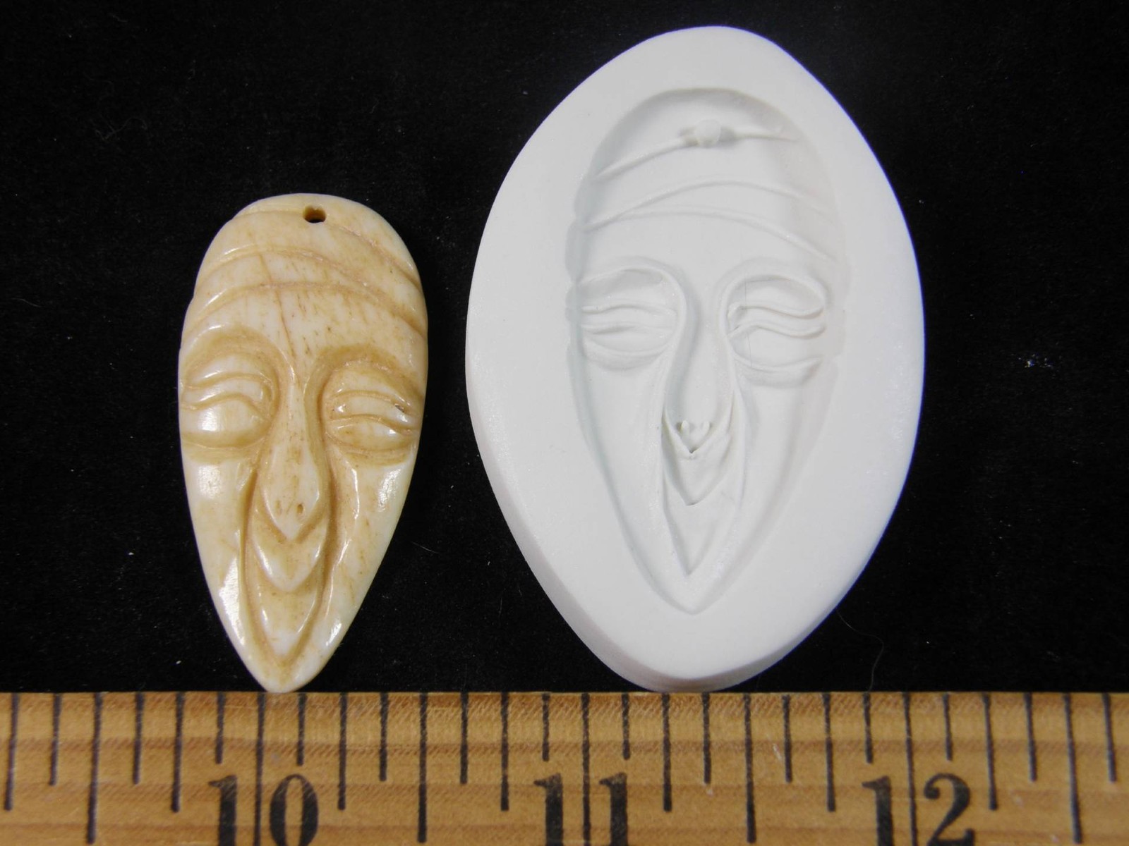 Tribal Mask #1 Polymer Clay Mold (#MD1318)