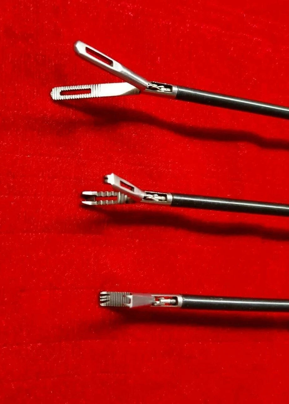 3pc Laparoscopic Grasping Forceps Reusable Endoscopy Surgical instrument