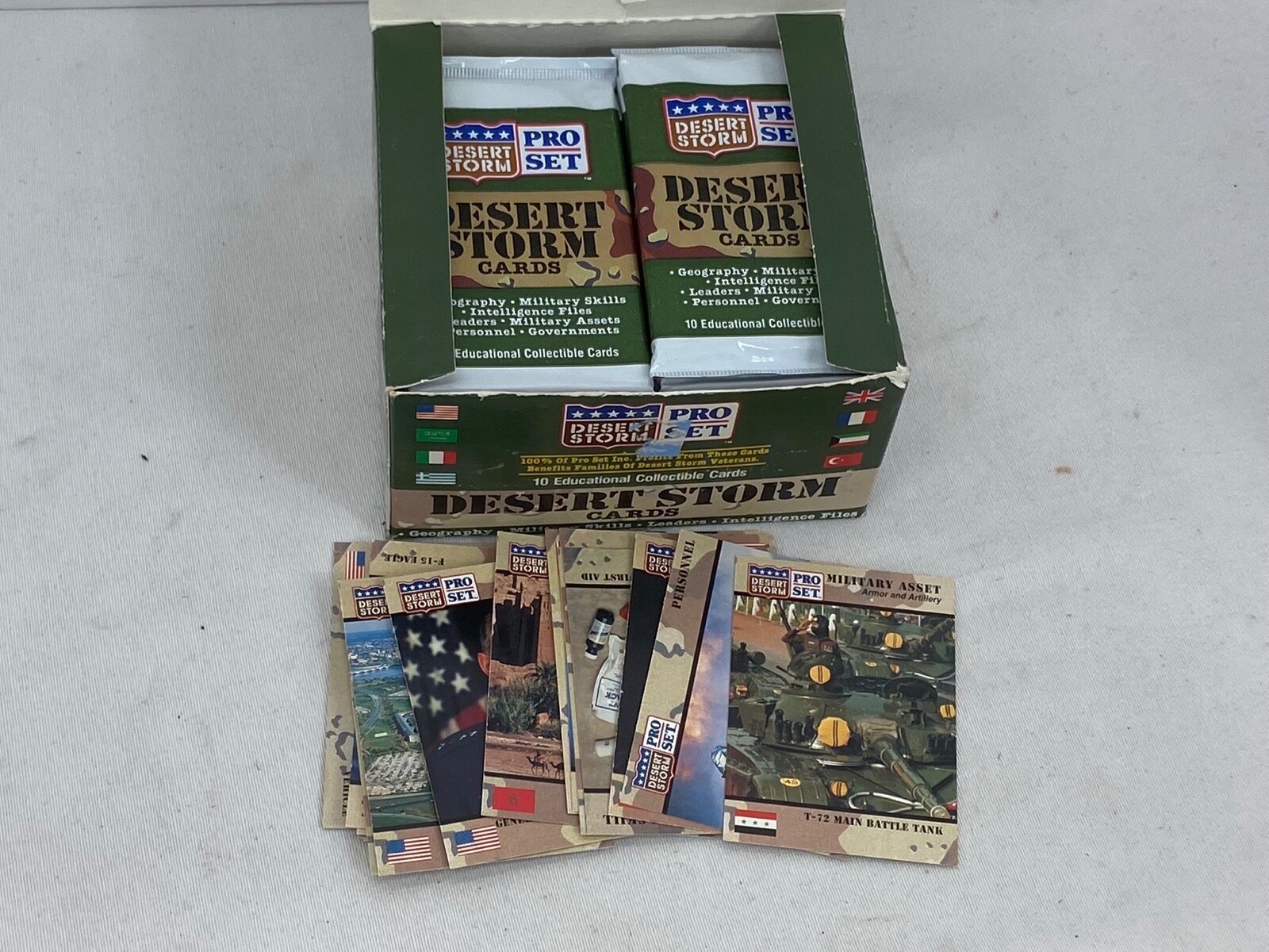 Pro Set Desert Storm Boxed Trading Cards