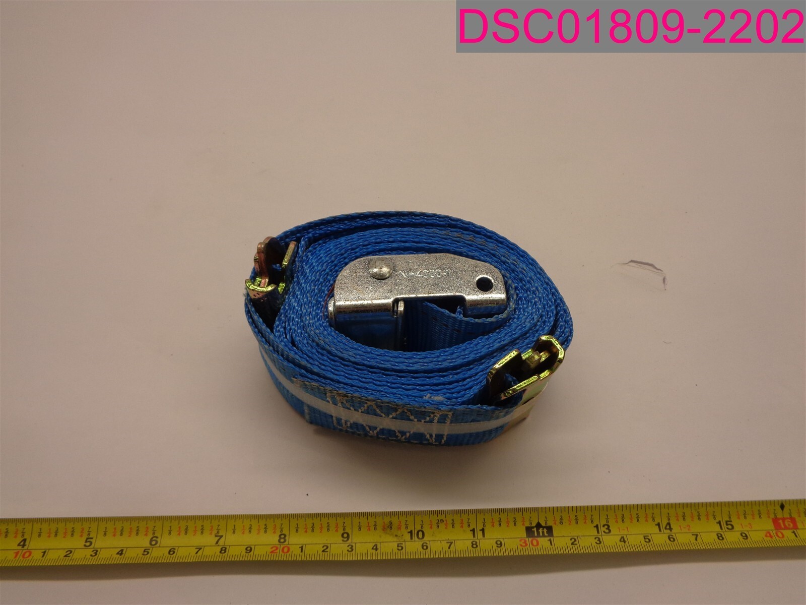 12' New Haven NH12950E12'-NAB Tie Down Strap NABISCO Blue WLL 1000Lbs.