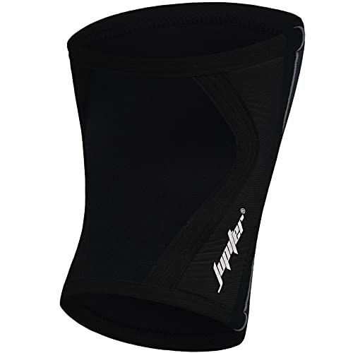 Knee Sleeves (1 Pair), 7mm Compression Knee Braces for Large Black