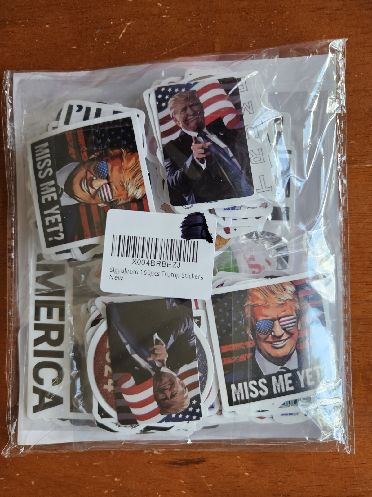 160 PCS Stickers President Donald Trump FIGHT Stickers MAGA Miss Me Yet Stickers