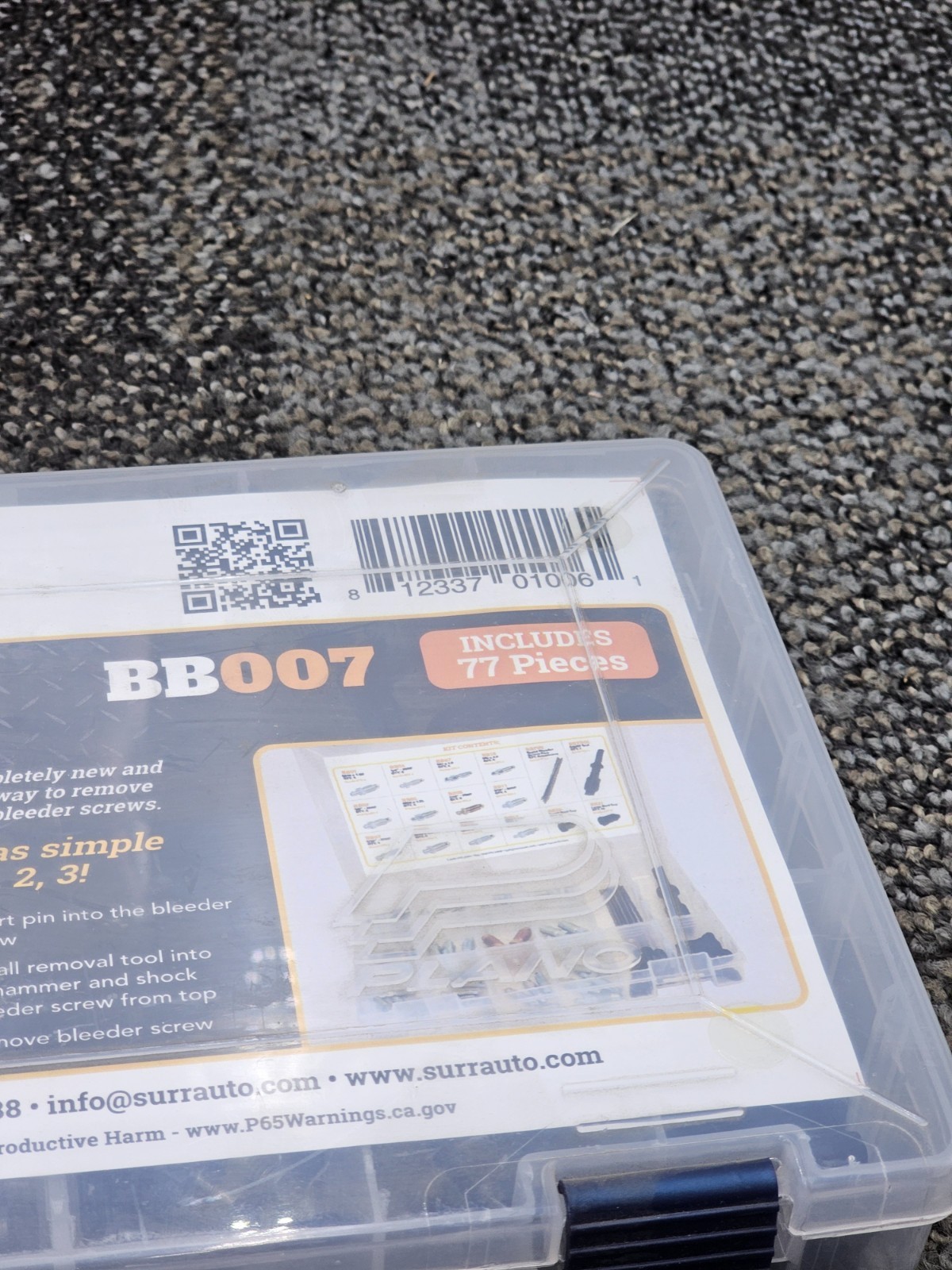 SUR&R BB007 The Ultimate Brake Bleeder Removal Tool Assembly
