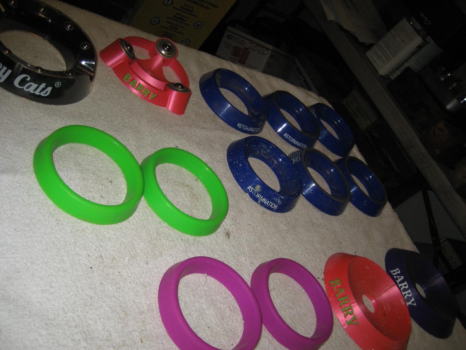 Universal Bowling Ball Cup Display Stands Durable Plastic Holders 14