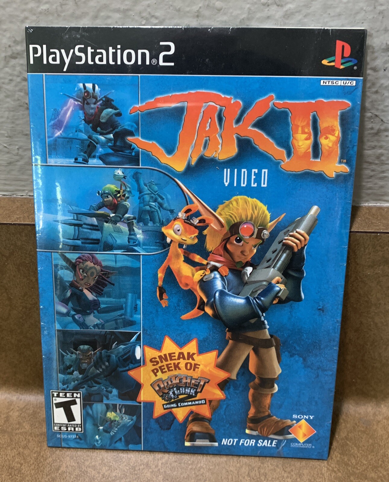 Jak II Video +  Ratchet Going Commando Demo Disc (PlayStation 2) New Sealed NFR
