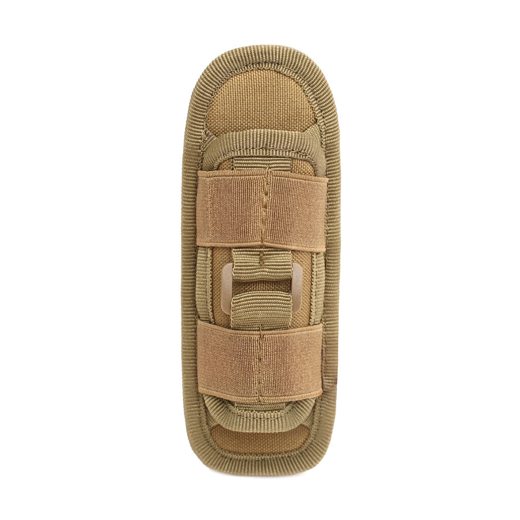 Molle Flashlight Pouch 360 Degrees Rotatable Torch Case Outdoor Belt Holster
