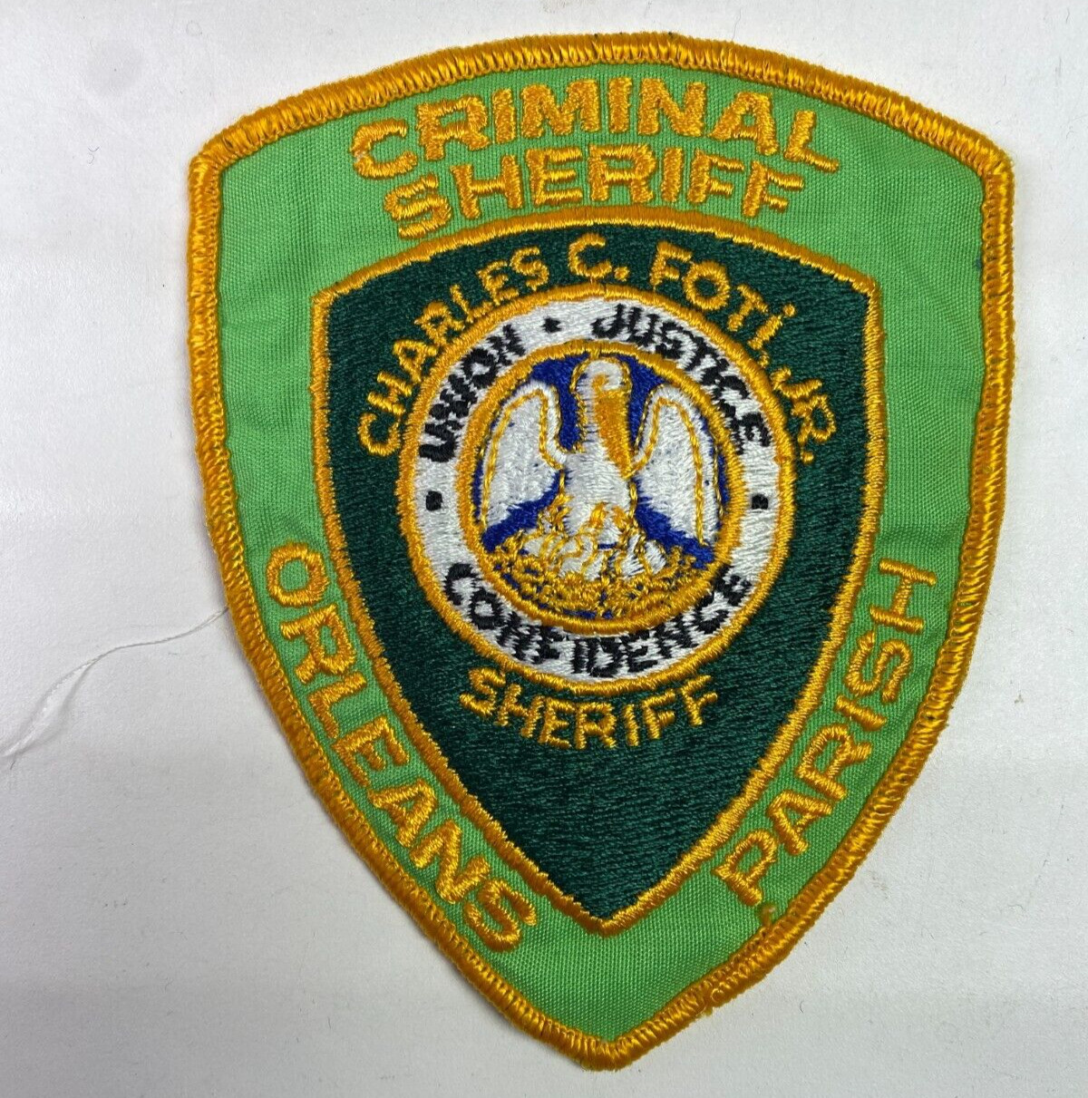 Orleans Parish Criminal Sheriff Louisiana Patch H7