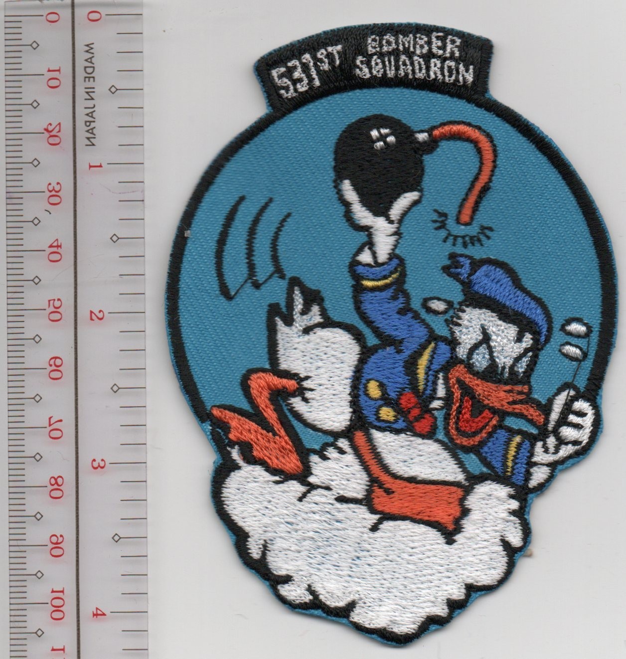 US Air Force USAF WWII 531st Bomber Squadron Patch NO TARIFF