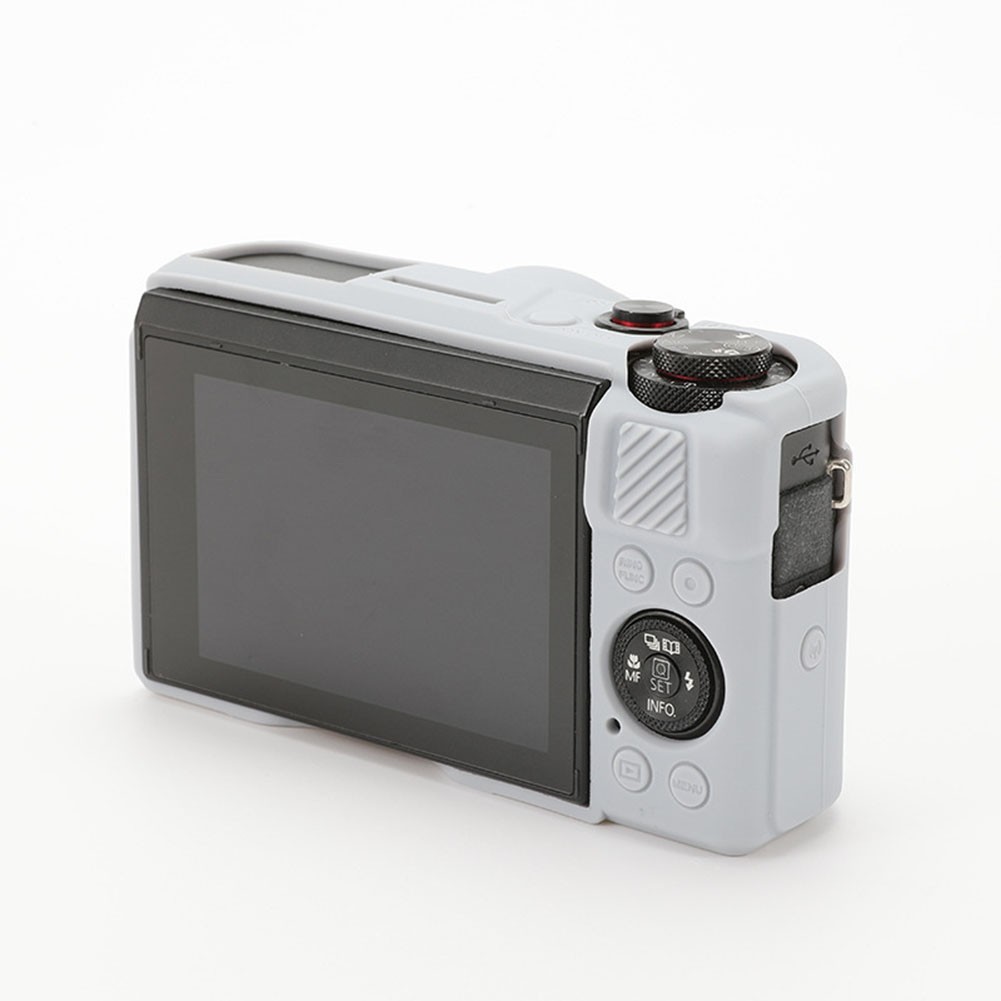 For Canon G7X For Mark II Silicone Protective Cover with Button Cutouts