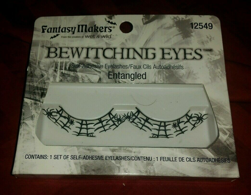 Fantasy Makers Bewitching Eyes False Eyelashes ENTANGLED SPIDERS WEBS SPIDER WEB