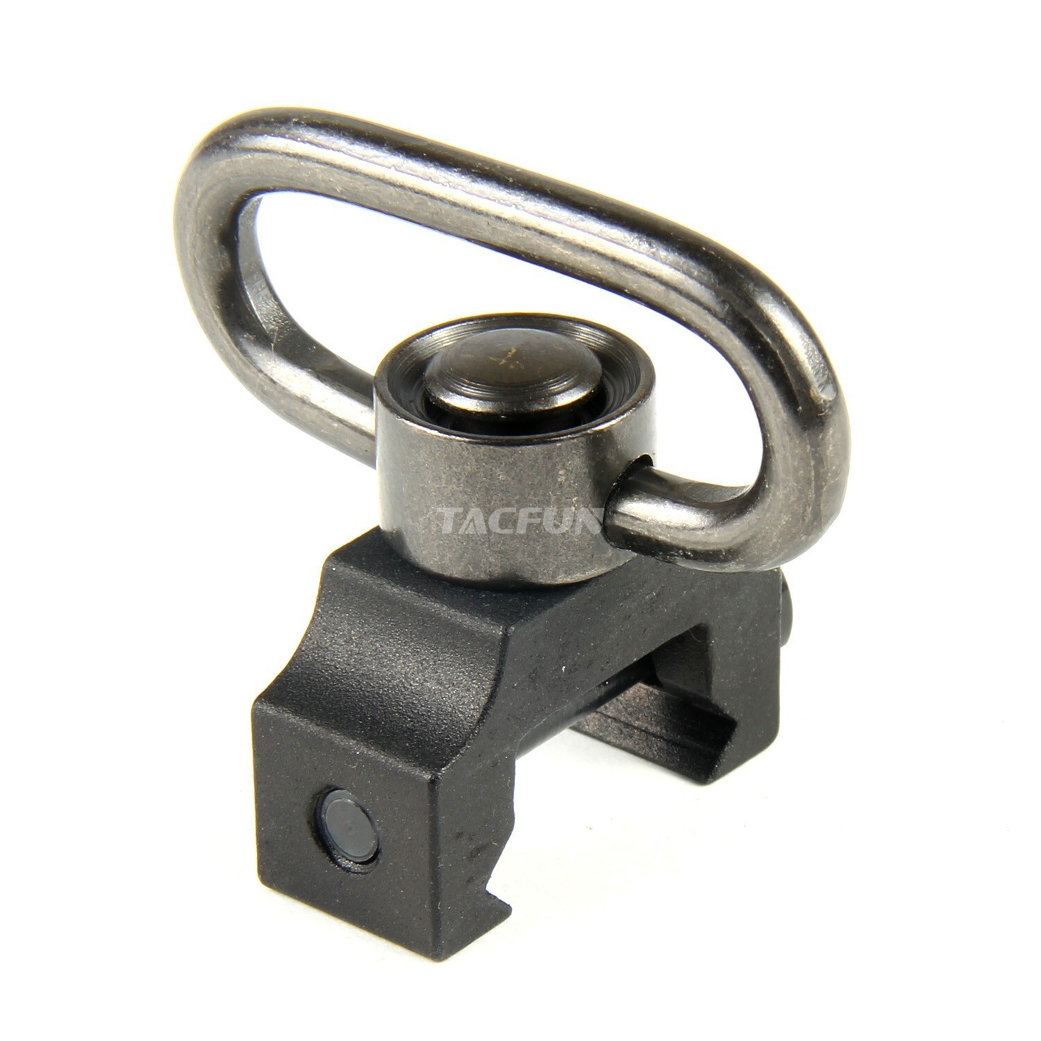 Rail Mounted QD Quick Detach Push Button Sling Swivel Set Picatinny Mount 20mm