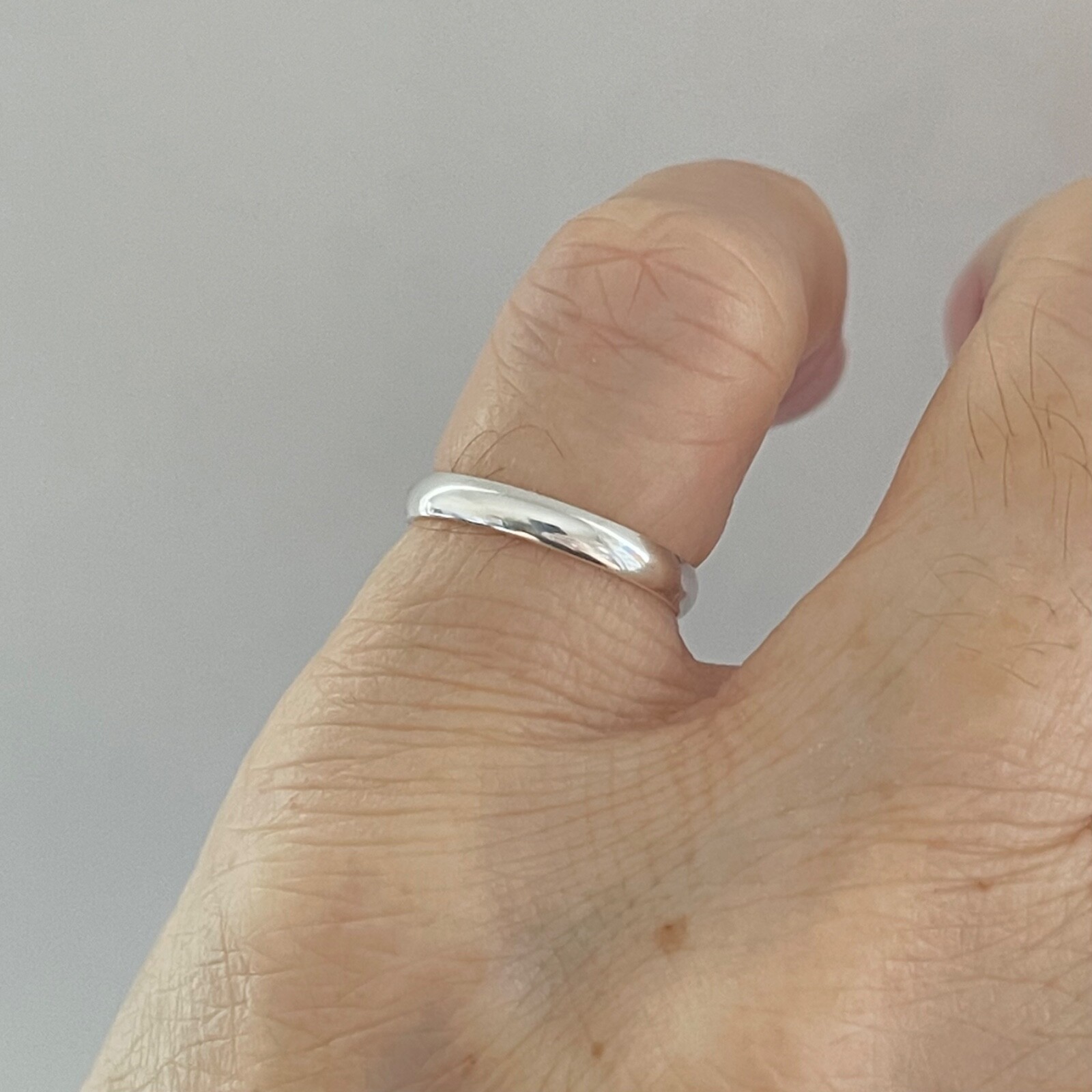 Sterling Silver 2.5MM Band Toe Ring, Silver Rings, Silver Band, Adjustable