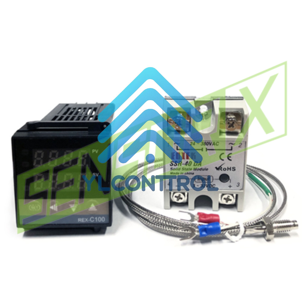 REX-C100 Digital PID Thermostat temperature Controller SSR output K Thermocouple