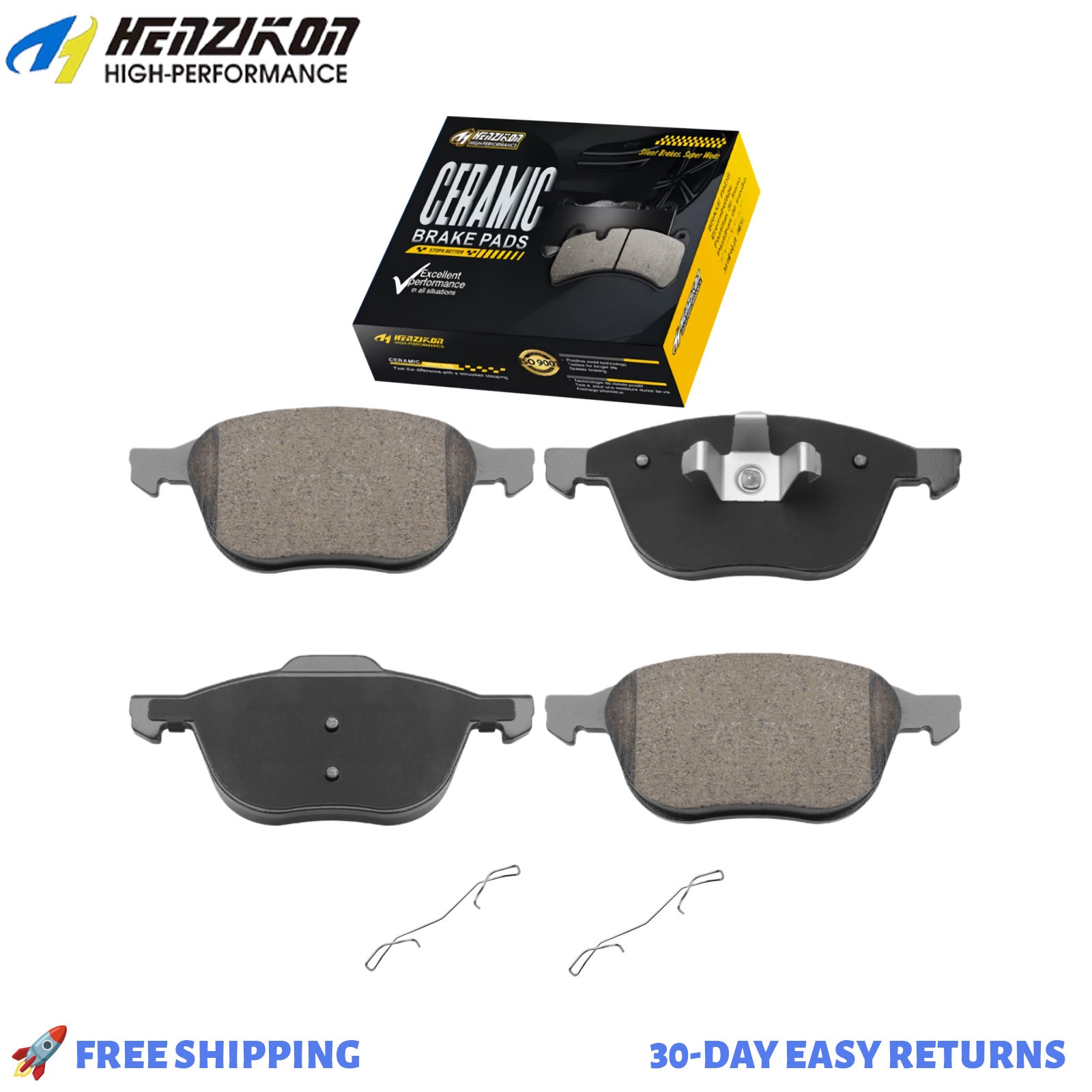 Front Disc Brake Pads for 2018 2019 2020 2021 2022 Ford ECOSPORT 1.0L 1.5L 2.0L