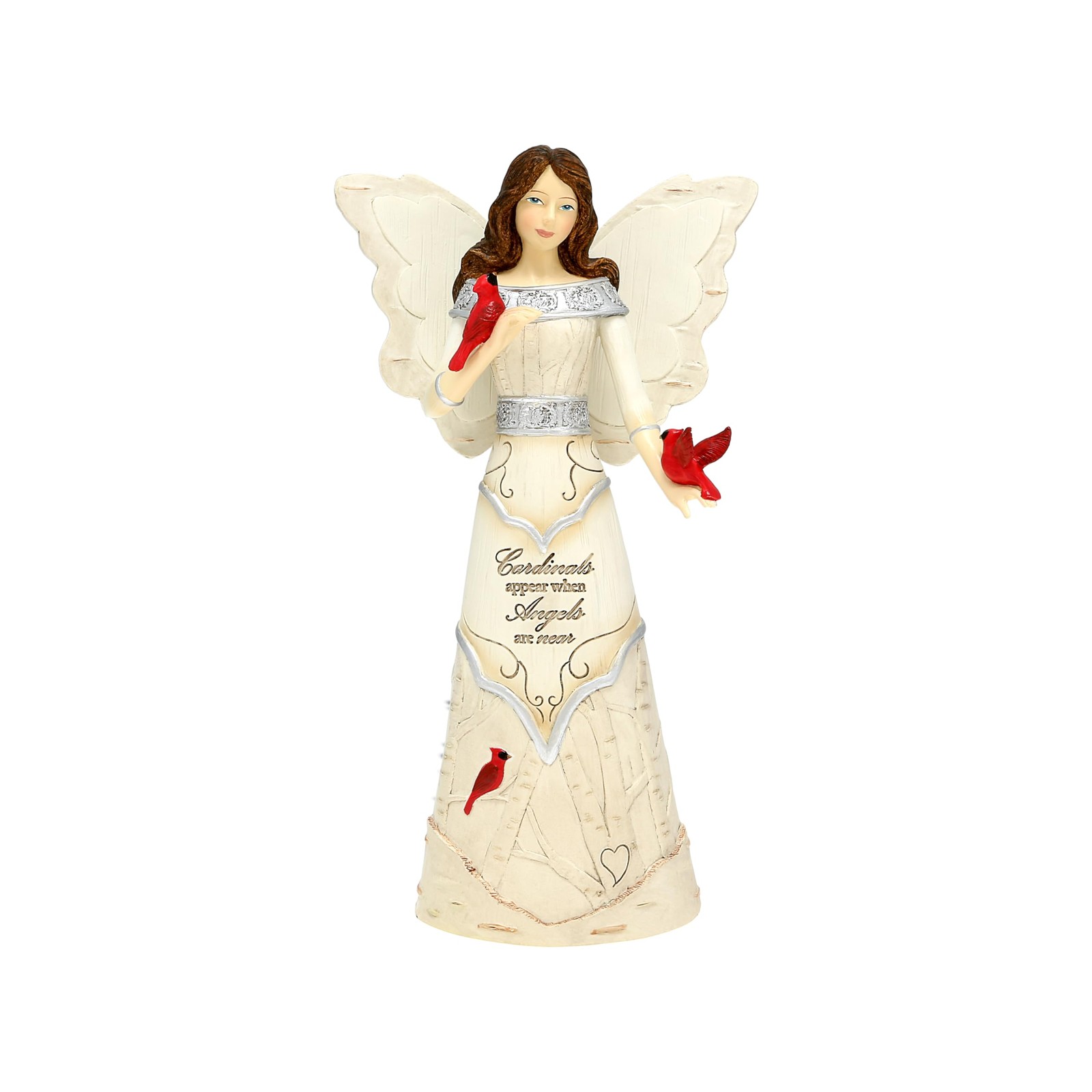 Pavilion Cardinals Appear When Angels Are Near 7.5" Angel Figurine – Bereavement