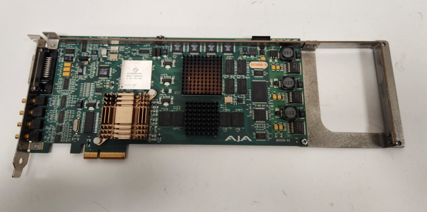 AJA KONA 3x 12-Bit HD PCI-X Capture Card #0312