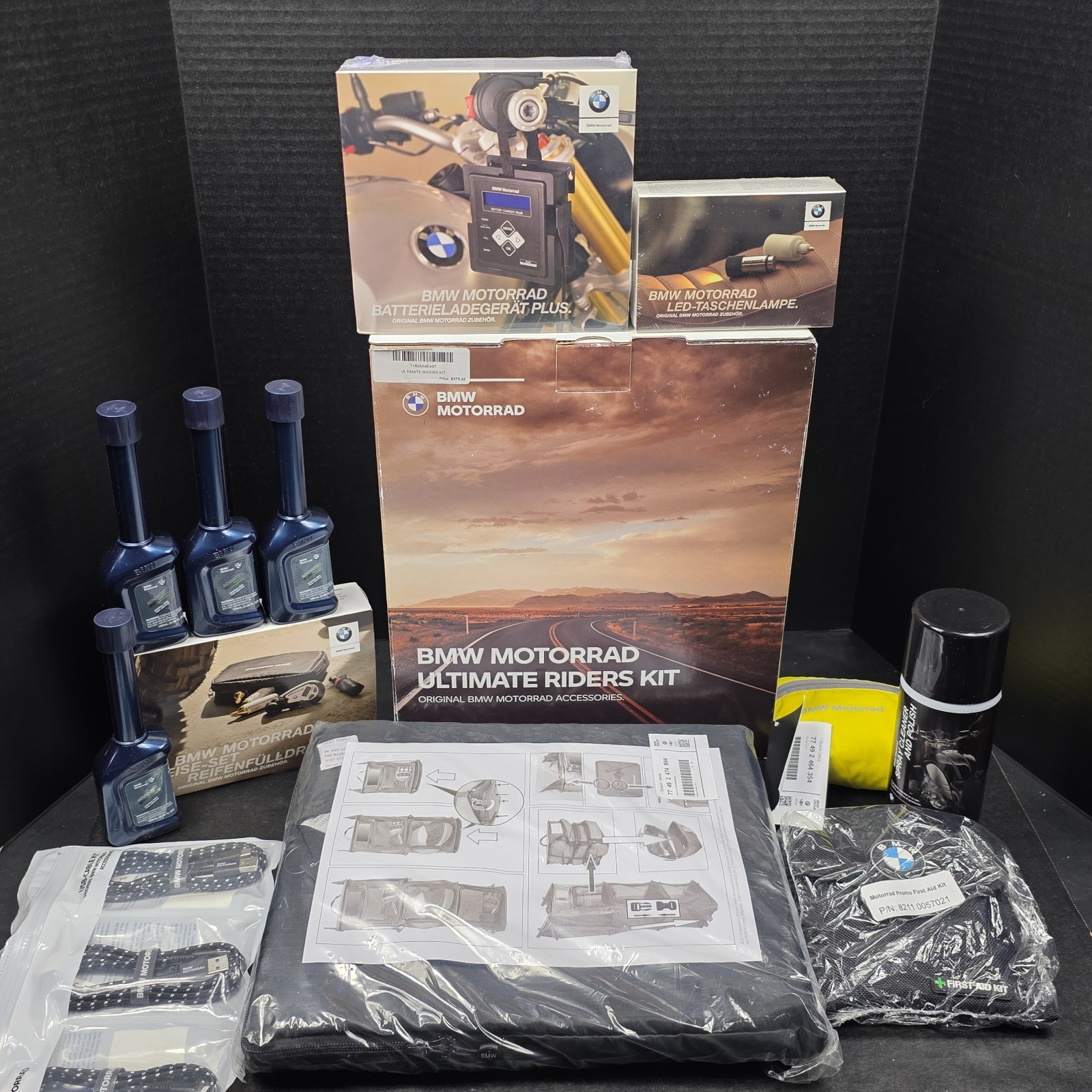 BMW Motorrad Ultimate Riders Kit - 71605A4E497 Motorcycle Kit - New & Unused!