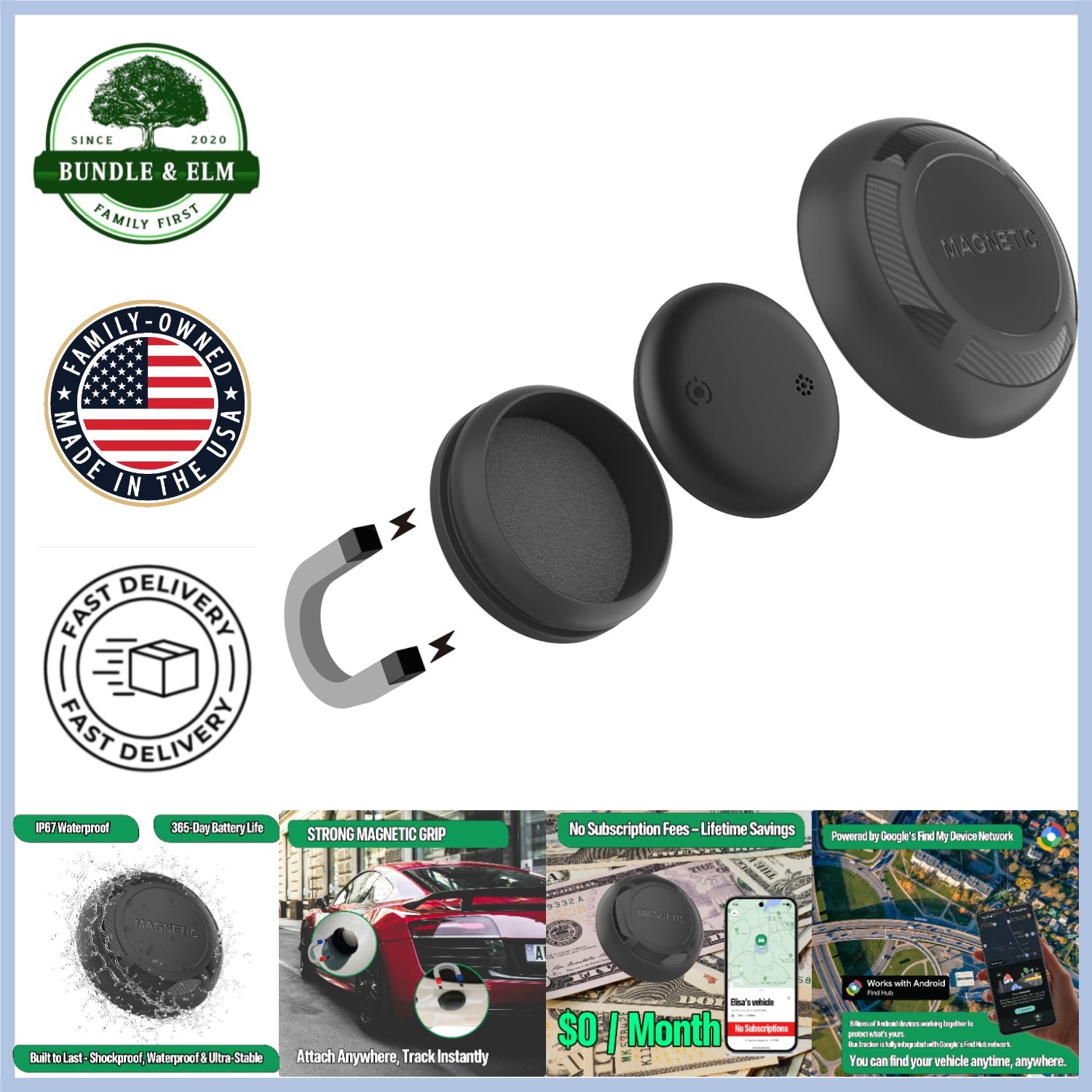 Powerful Hidden GPS Tracker for Vehicles – Bluetooth Connectivity, Easy Install