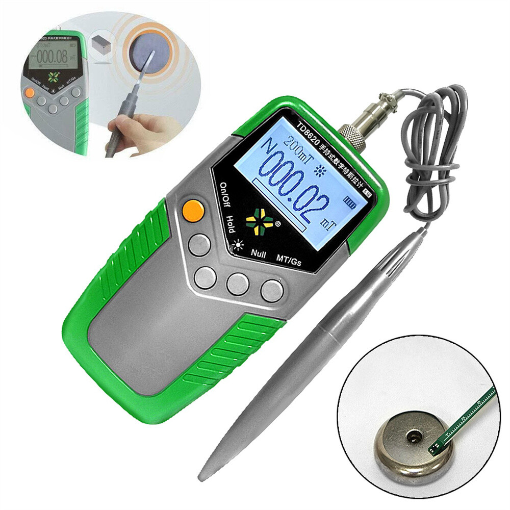 Handheld Gauss Meter Gaussmeter Digital Surface Magnetic Field Tester TD-8620