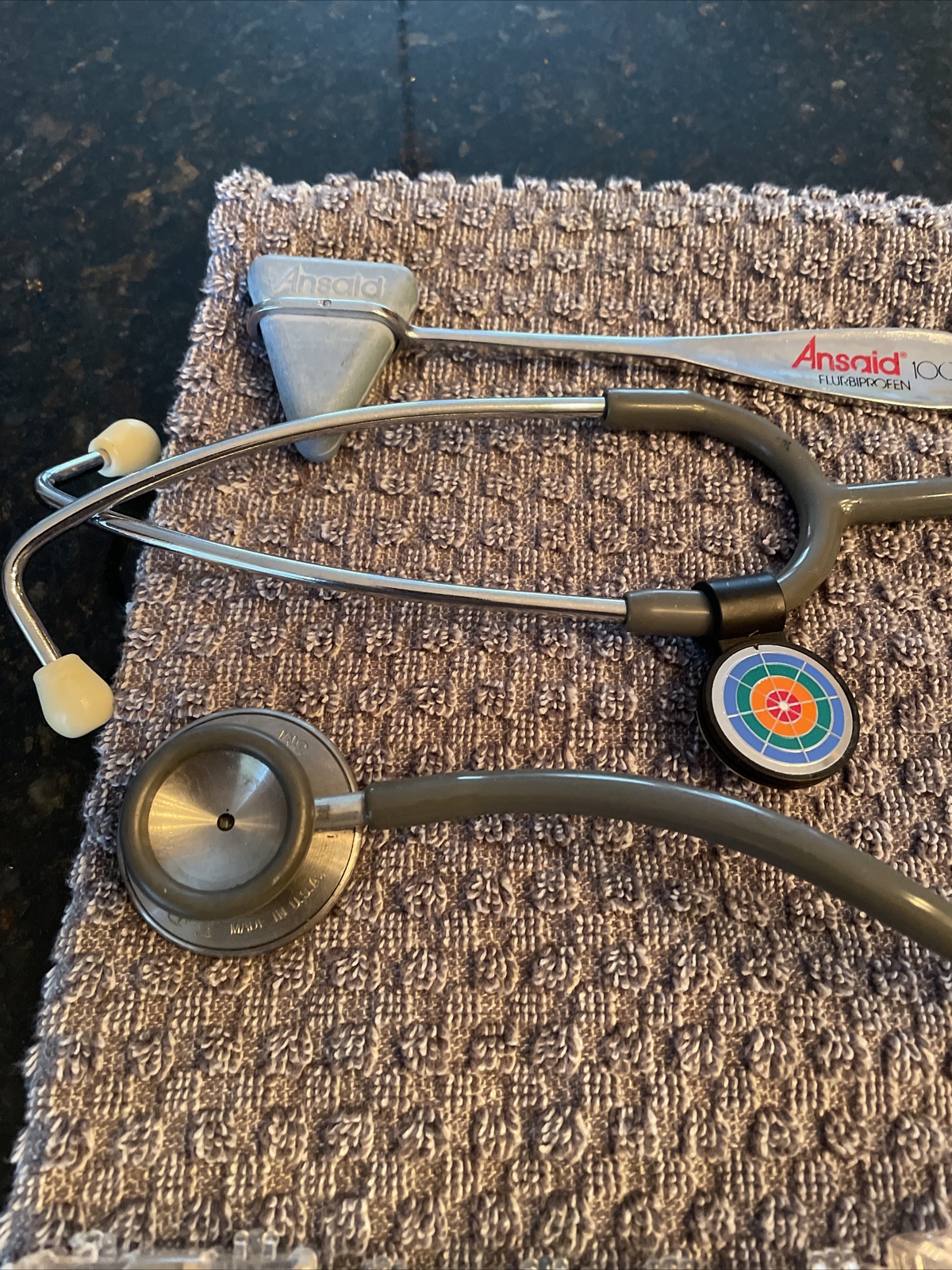 Littmann Stethoscope, Smoke Gray , Spare Eartips And Reflex Hammer