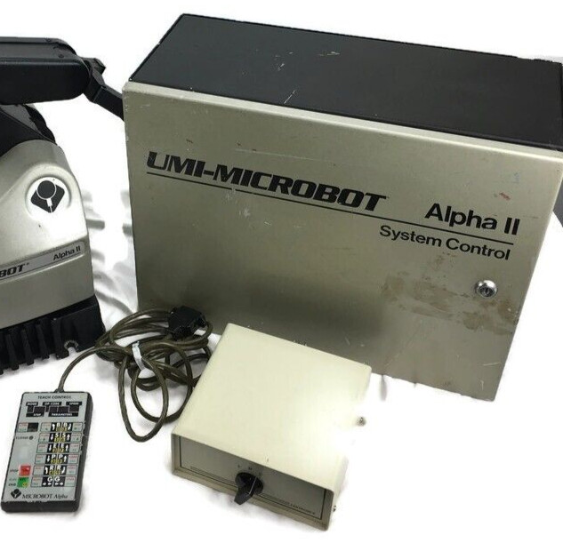 Umi-Microbot Alpha II Teach System Control 3Pc Lot UNTESTED ***NO ARM***