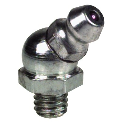 Metric Fittings, Elbow - 45°, 13/16 in, Male/Male, 6 mm Alemite 2107