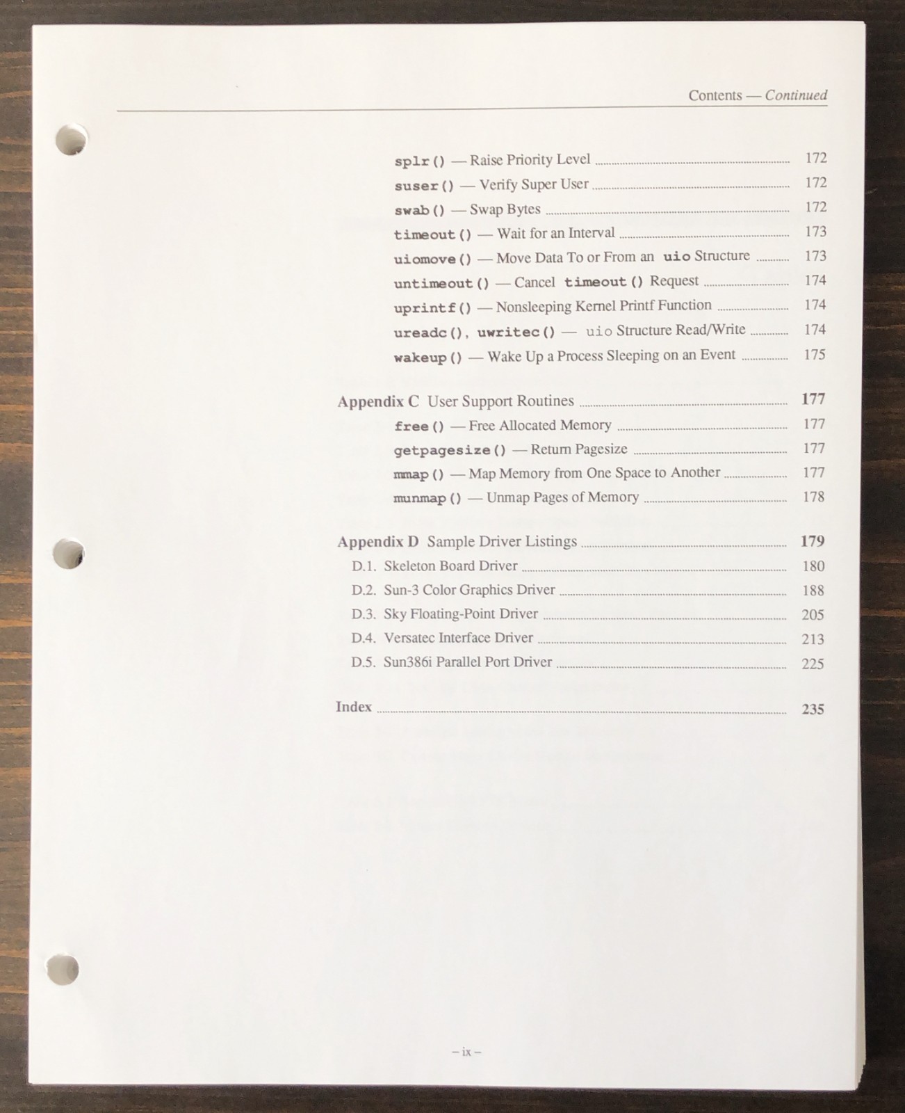 Sun Microsystems - Writing Device Drivers Manual (1990)