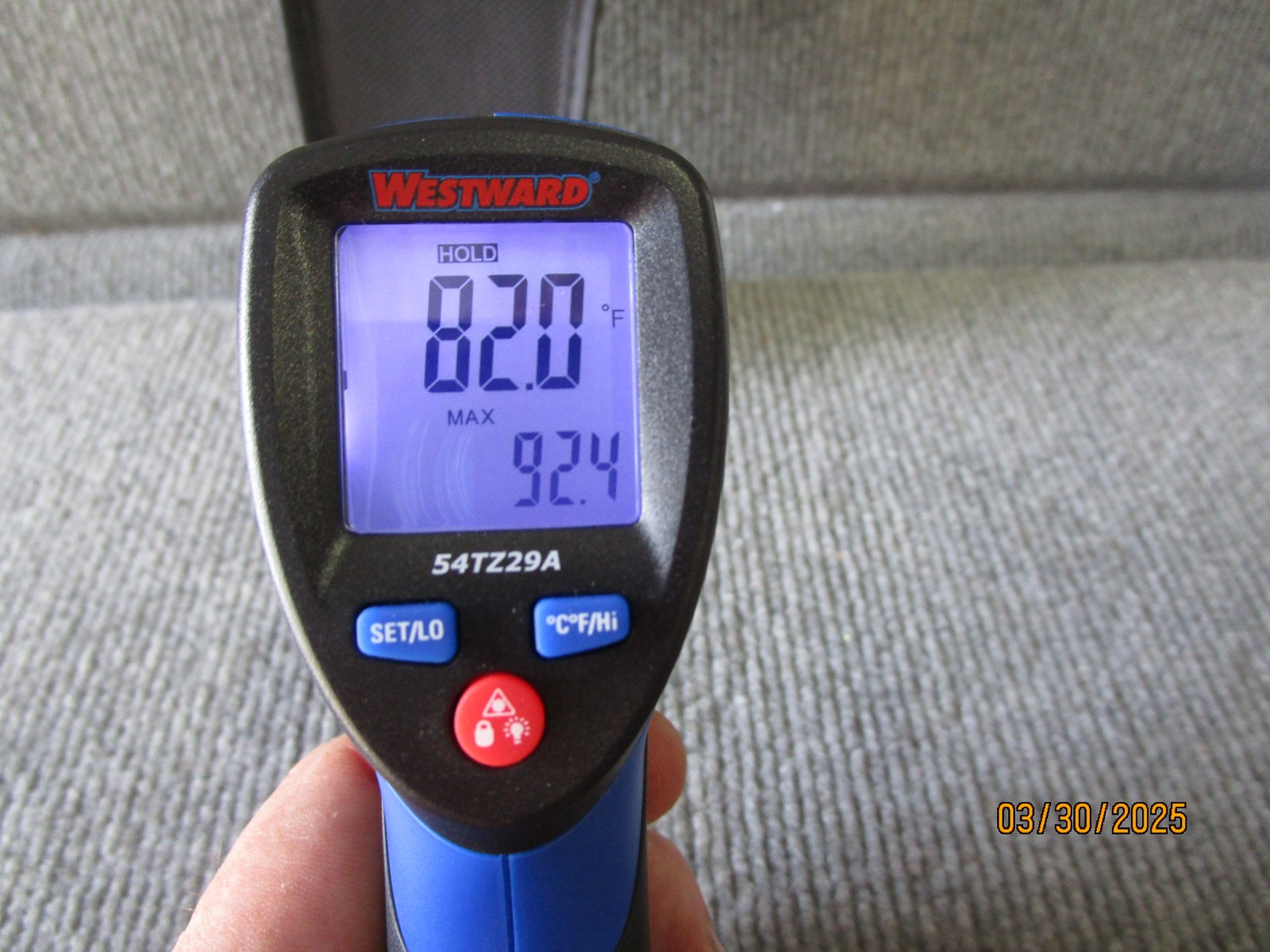 Westward Temp Gun Model 54TZ29A