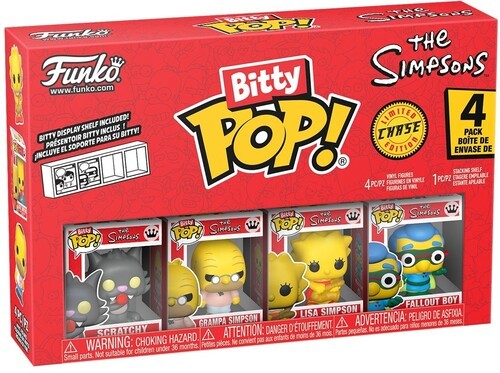 Funko Bitty POP!: The Simpsons - Scratchy 4-Pack [New Toy] Vinyl Figure, 4 Pac