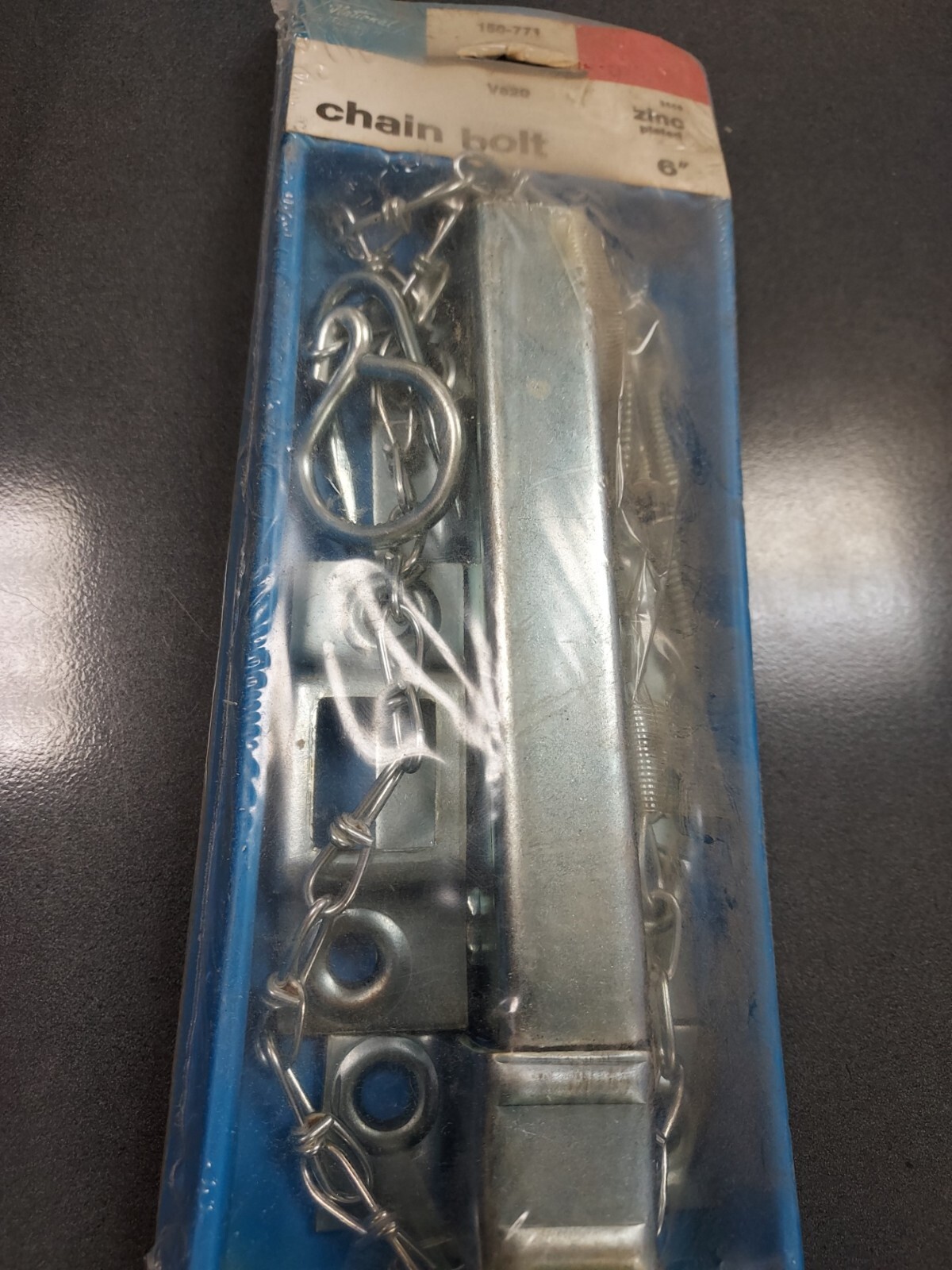 National Hardware N150-771 V820 Chain Bolt in Zinc plated, 6 Inch. New