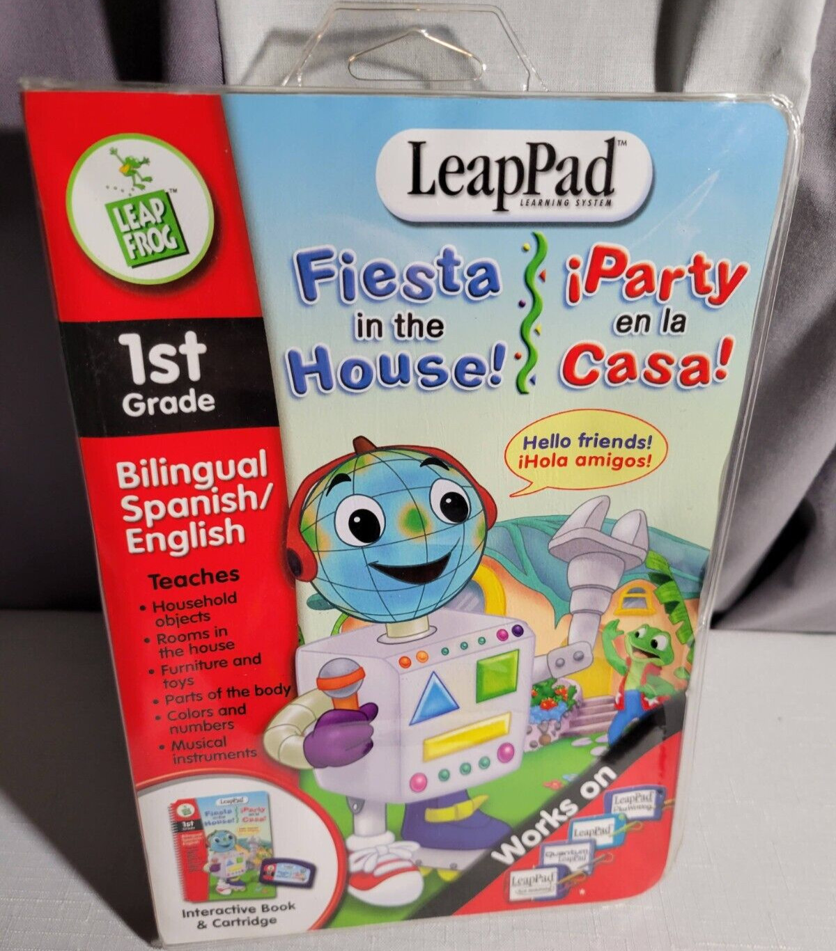 LeapPad Learning System 1st Grade Bilingual English Spanish Fiesta in the House!
